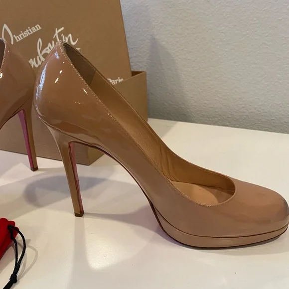 Christian Louboutin New Simple Pump 120 Patent in Calf -Size 39 - Picture 11 of 14